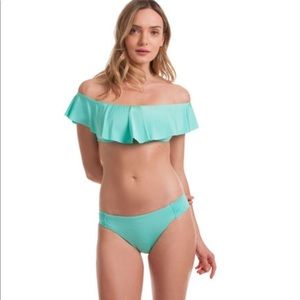Trina Turk flutter bandeau bikini top